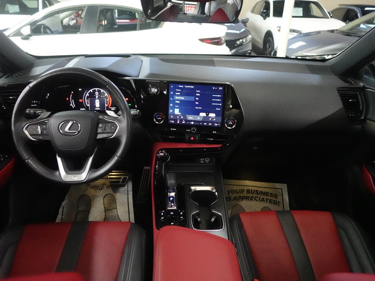 2022 Lexus NX F-SPORT | AWD | Nav | Leather | Panoroof | CarPlay