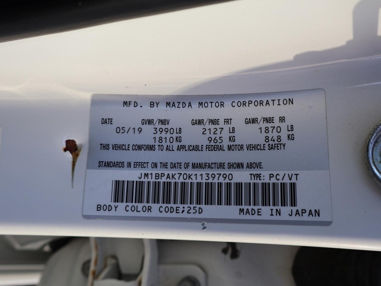 2019 Mazda MAZDA3 GX-SPORT 6M CERTIFIED CAMERA BLUETOOTH HEATED SEATS CRUISE ALLOYS - Photo #35