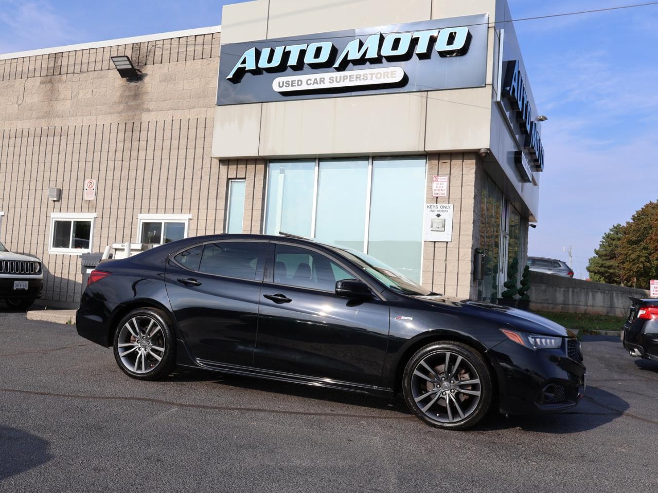 Used 2018 Acura TLX V6 TECH SH-AWD A-Spec CERTIFIED CAMERA NAV BLUETOOTH LEATHER HEATED SEATS SUNROOF CRUISE ALLOYS for sale in Burlington, ON