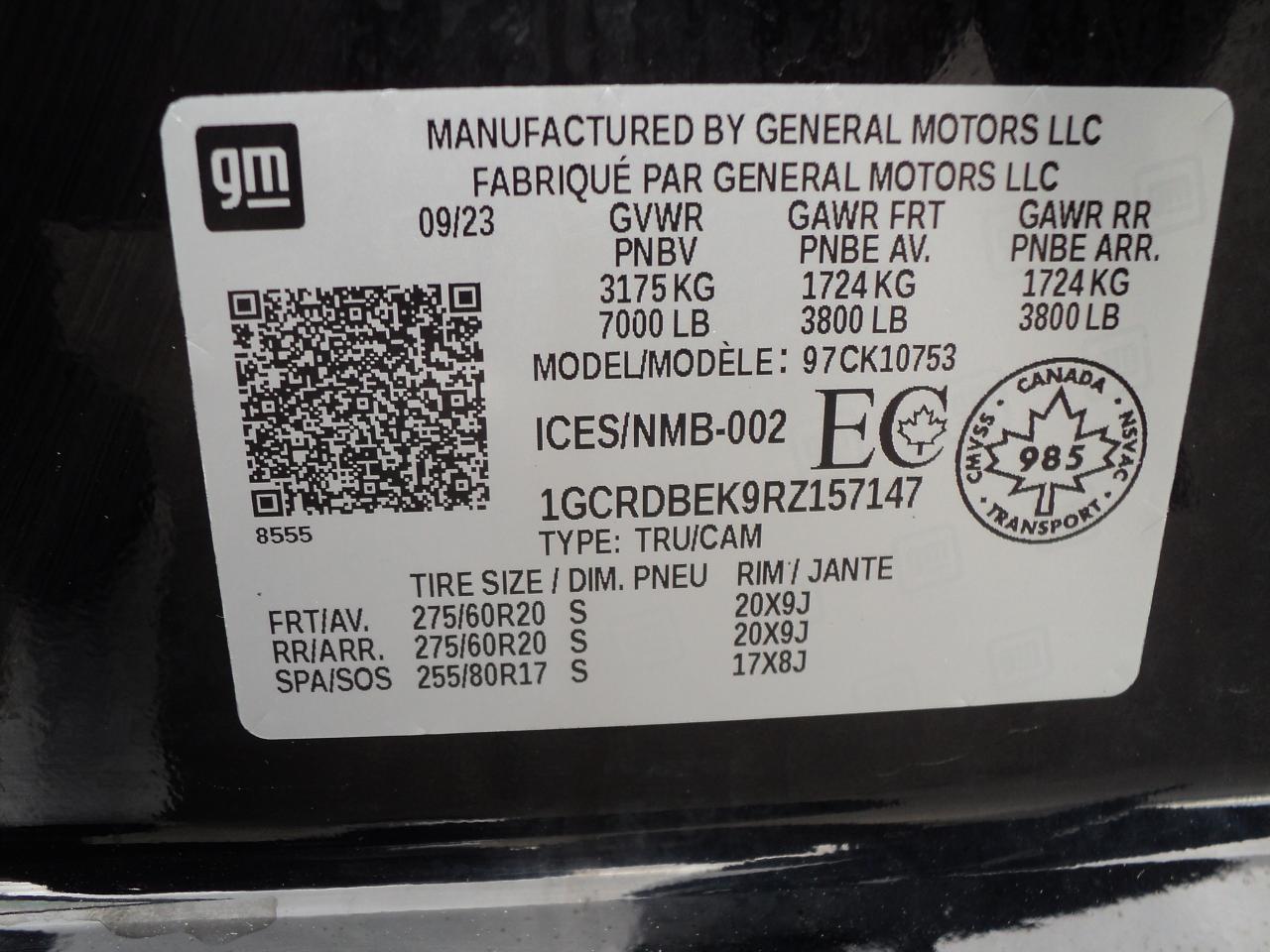 2024 Chevrolet Silverado 1500 Custom DoubleCab 4WD 2.7L4cylGas 6'7"Box - Photo #28