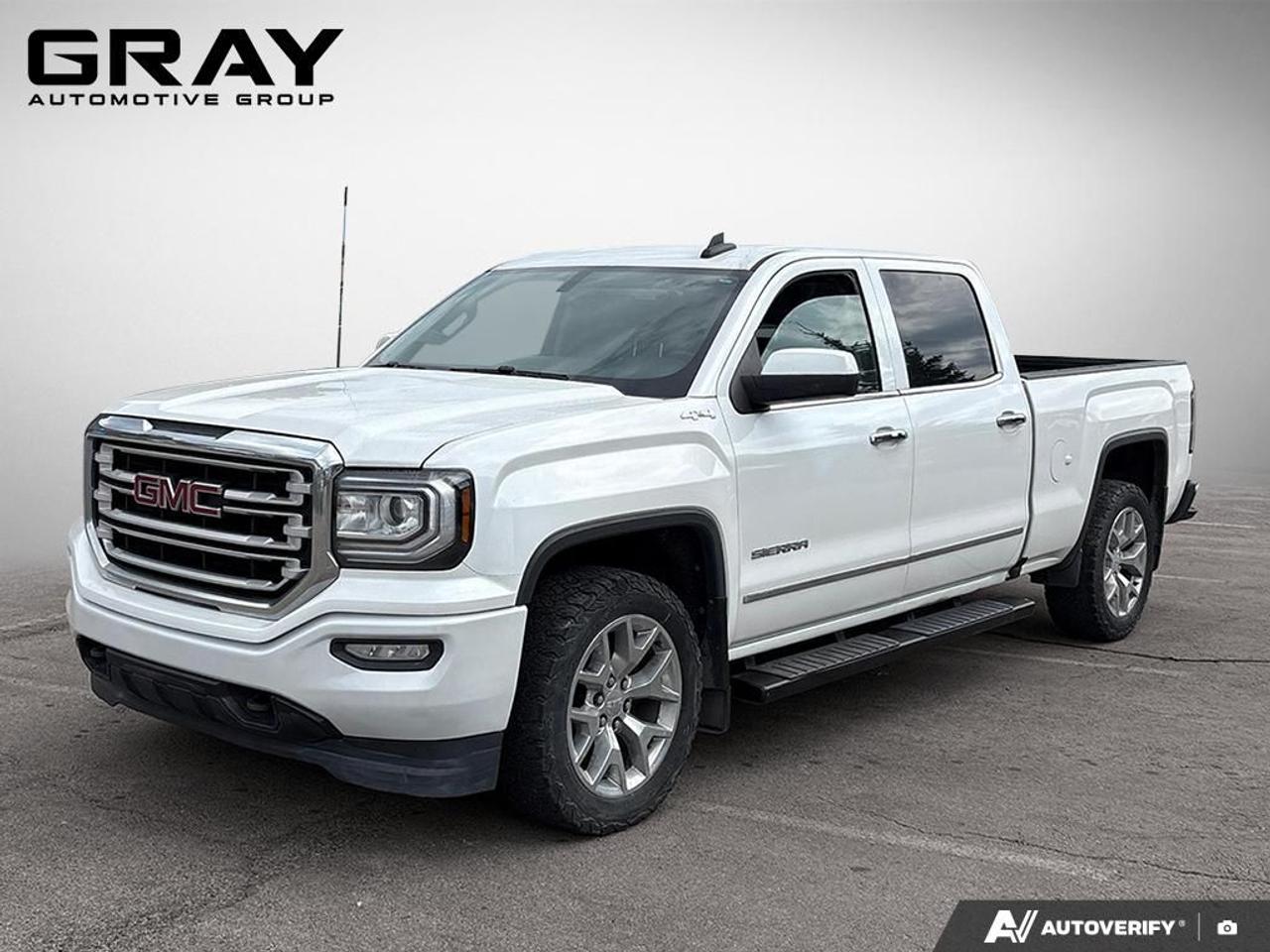 2017 GMC Sierra 1500 SLT, 6.2L V8, 6.6' Box/CERTIFIED