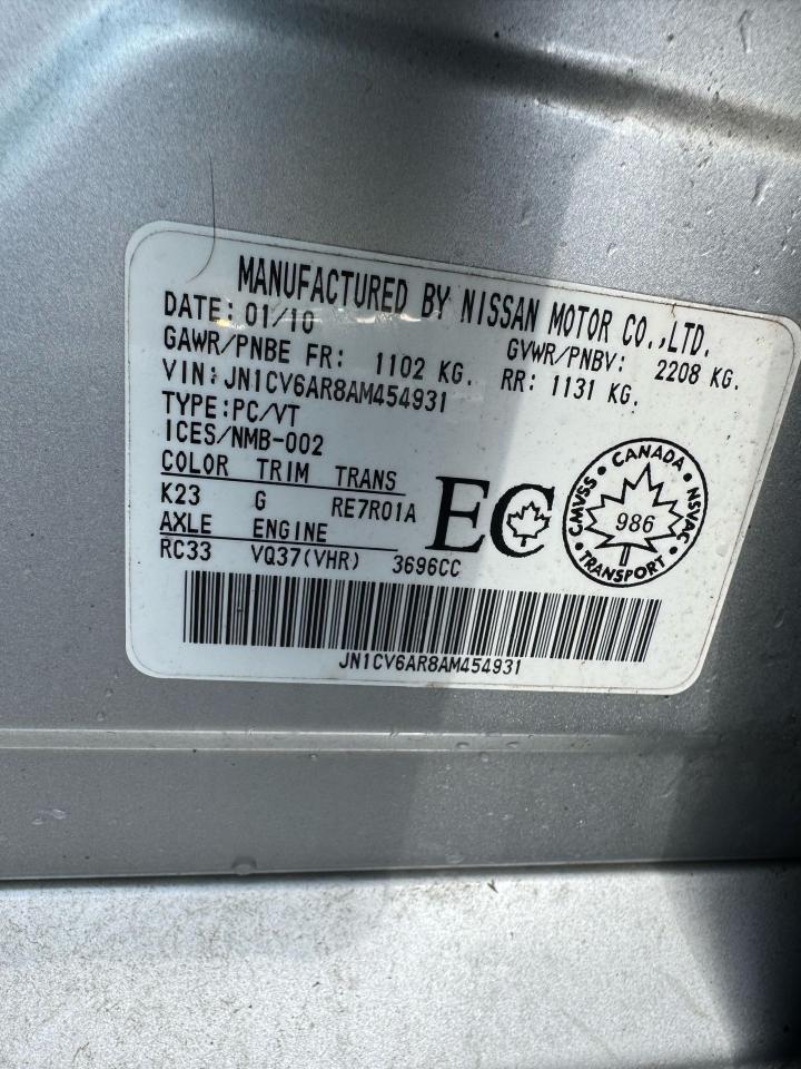 2010 Infiniti G37 X, AWD, WELL MAINTAINED, ONLY 159KMS, LOADED, CERT - Photo #18