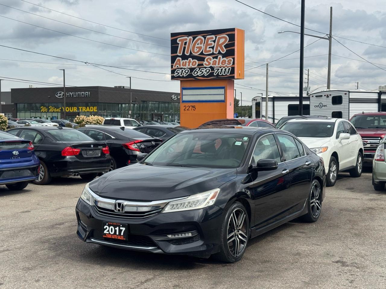 Used 2017 Honda Accord Touring, NO ACCIDENTS, WELL MAINTAINED, V6, LOADED for sale in London, ON