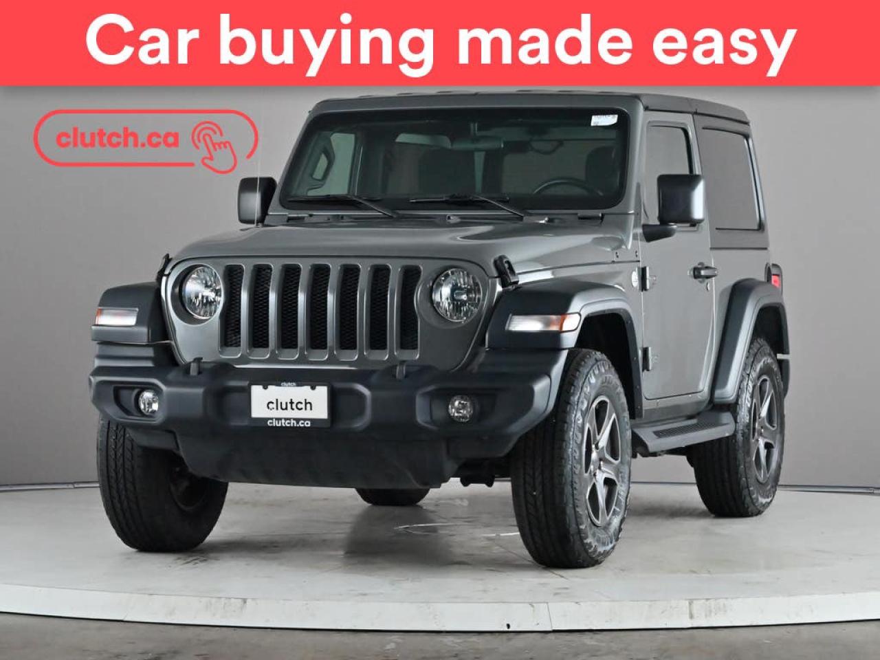 Used 2018 Jeep Wrangler Sport S 4x4 w/ Apple CarPlay, Heated Front Seats, Rearview Cam for sale in Toronto, ON