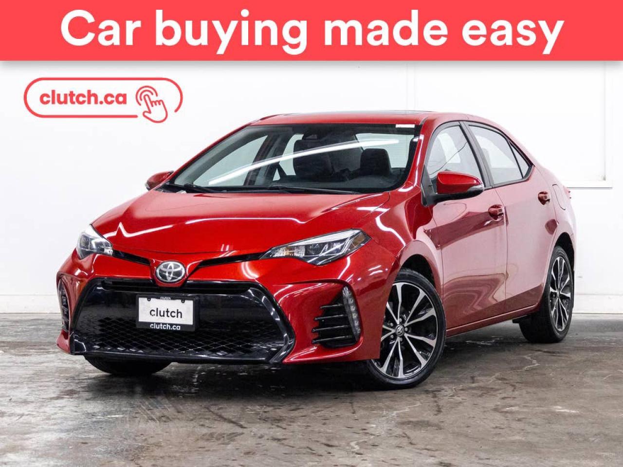Used 2017 Toyota Corolla SE w/ SE Upgrade Pkg w/ Heated Front Seats, Bluetooth, Rearview Cam for sale in Toronto, ON