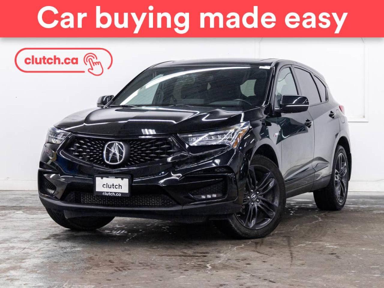 Used 2020 Acura RDX A-Spec AWD w/ Front Heated Seats, Rearview Cam, Climate Control for sale in Toronto, ON