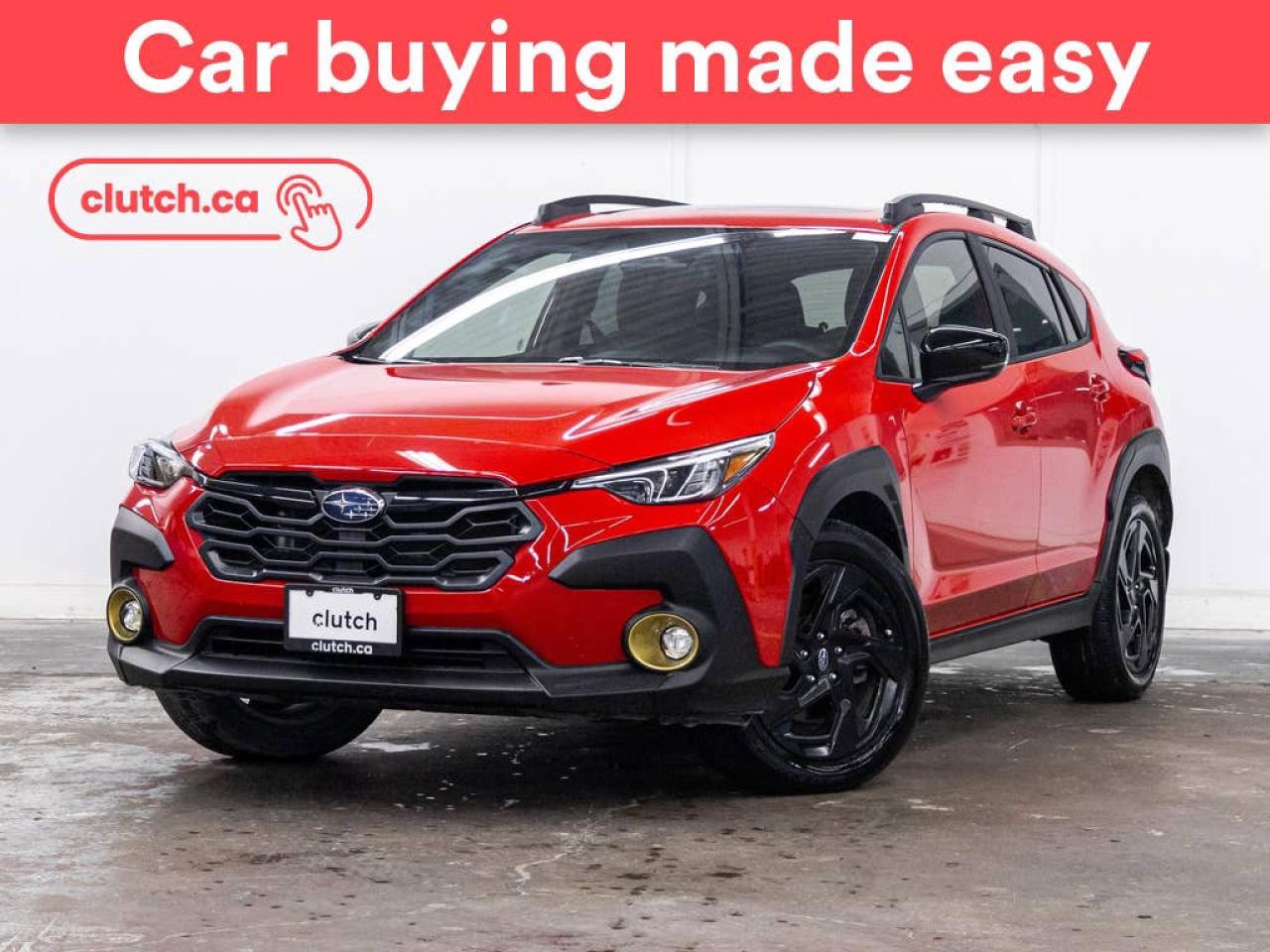 Used 2024 Subaru XV Crosstrek Onyx AWD w/Apple CarPlay & Android Auto, Heated Front Seats, Backup Cam for sale in Toronto, ON