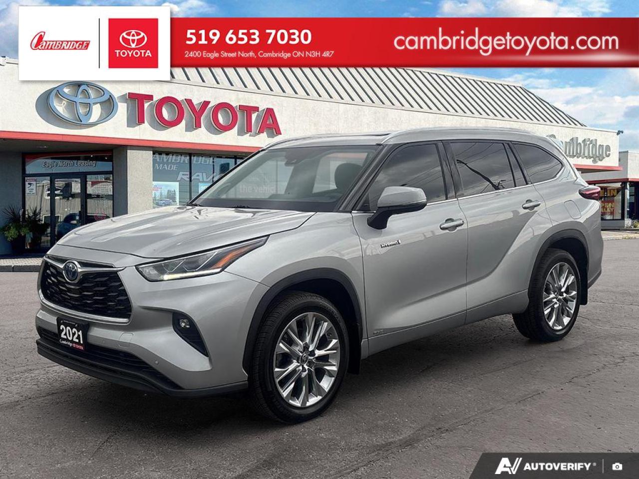 Used 2021 Toyota Highlander Hybrid Limited for sale in Cambridge, ON