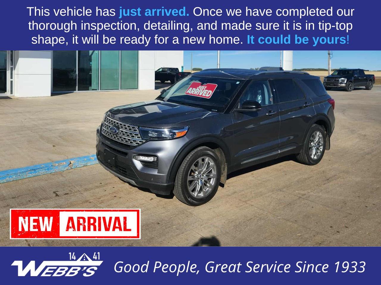 Used 2022 Ford Explorer Limited 4WD for sale in Wainwright, AB