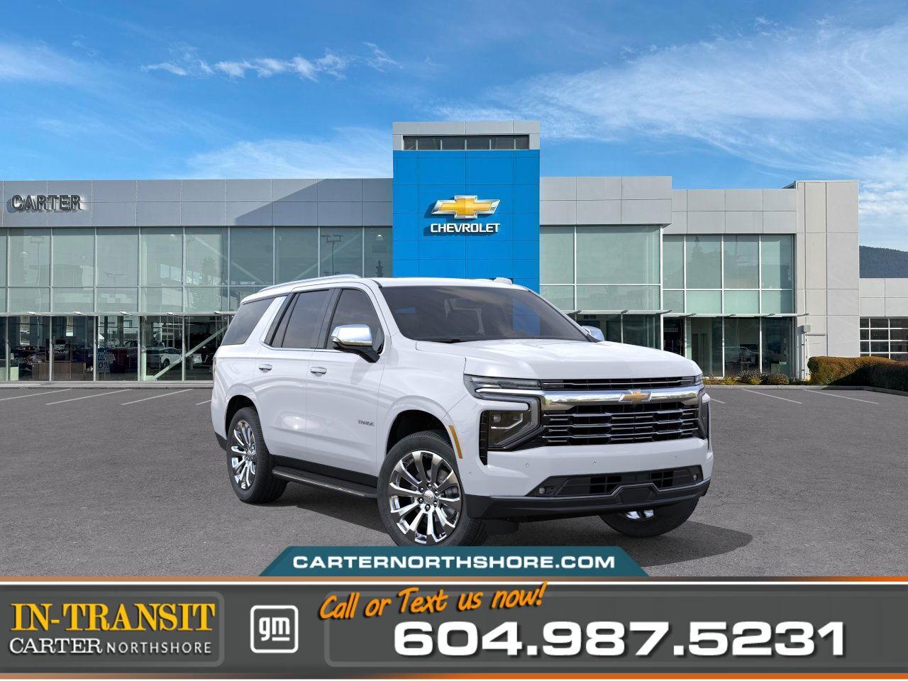 New 2026 Chevrolet Tahoe HIGH COUNTRY 4WD | Painted Black Wheels/Sunroof for sale in North Vancouver, BC
