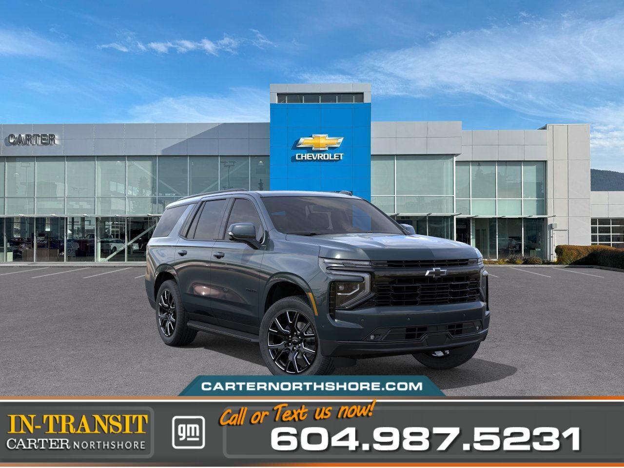 New 2026 Chevrolet Tahoe RST 4WD | Alum Wheels/Limited Slip Diff/LED Lights for sale in North Vancouver, BC