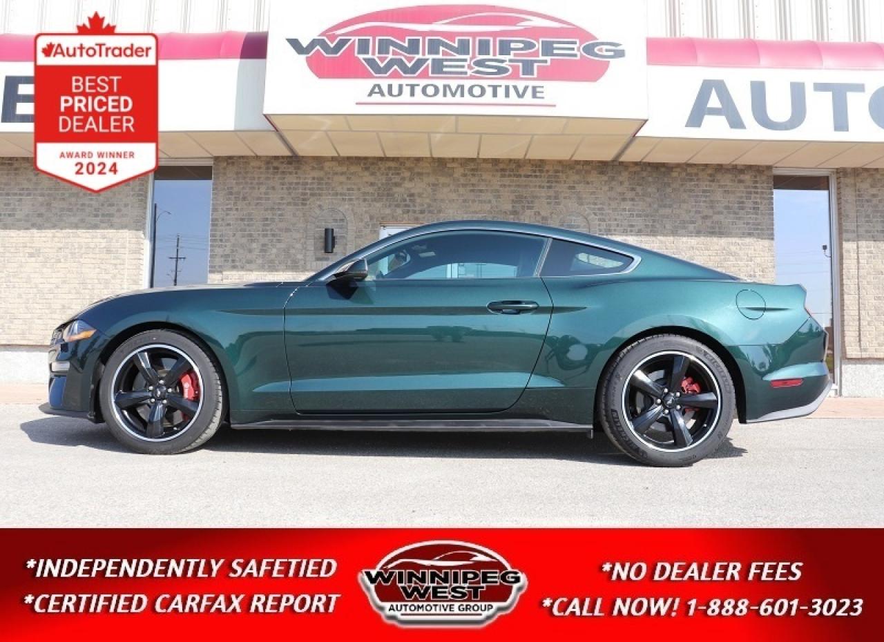Used 2020 Ford Mustang BULLITT GT RECARO'S STUNNING LOW KMS TRADED HERE!! for sale in Headingley, MB