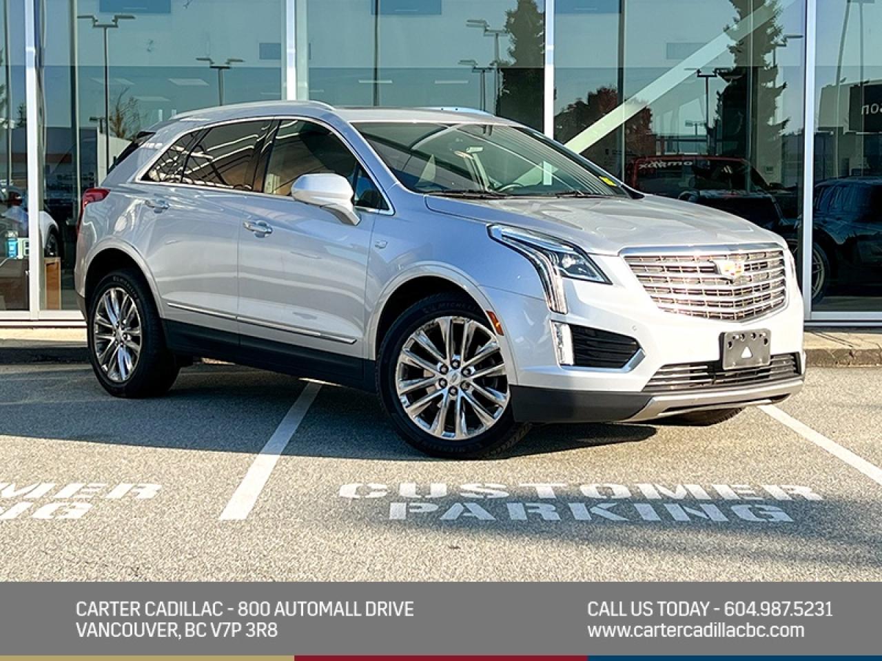 Used 2018 Cadillac XT5 PLATINUM AWD | Sunroof/Vented Seats/Perf Susp for sale in North Vancouver, BC