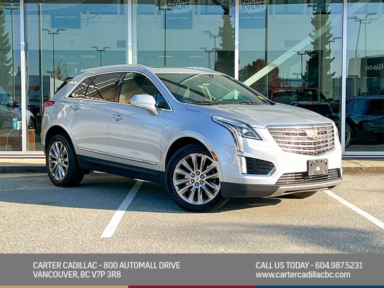 Used 2018 Cadillac XT5 PLATINUM AWD | Sunroof/Vented Seats/Perf Susp for sale in North Vancouver, BC