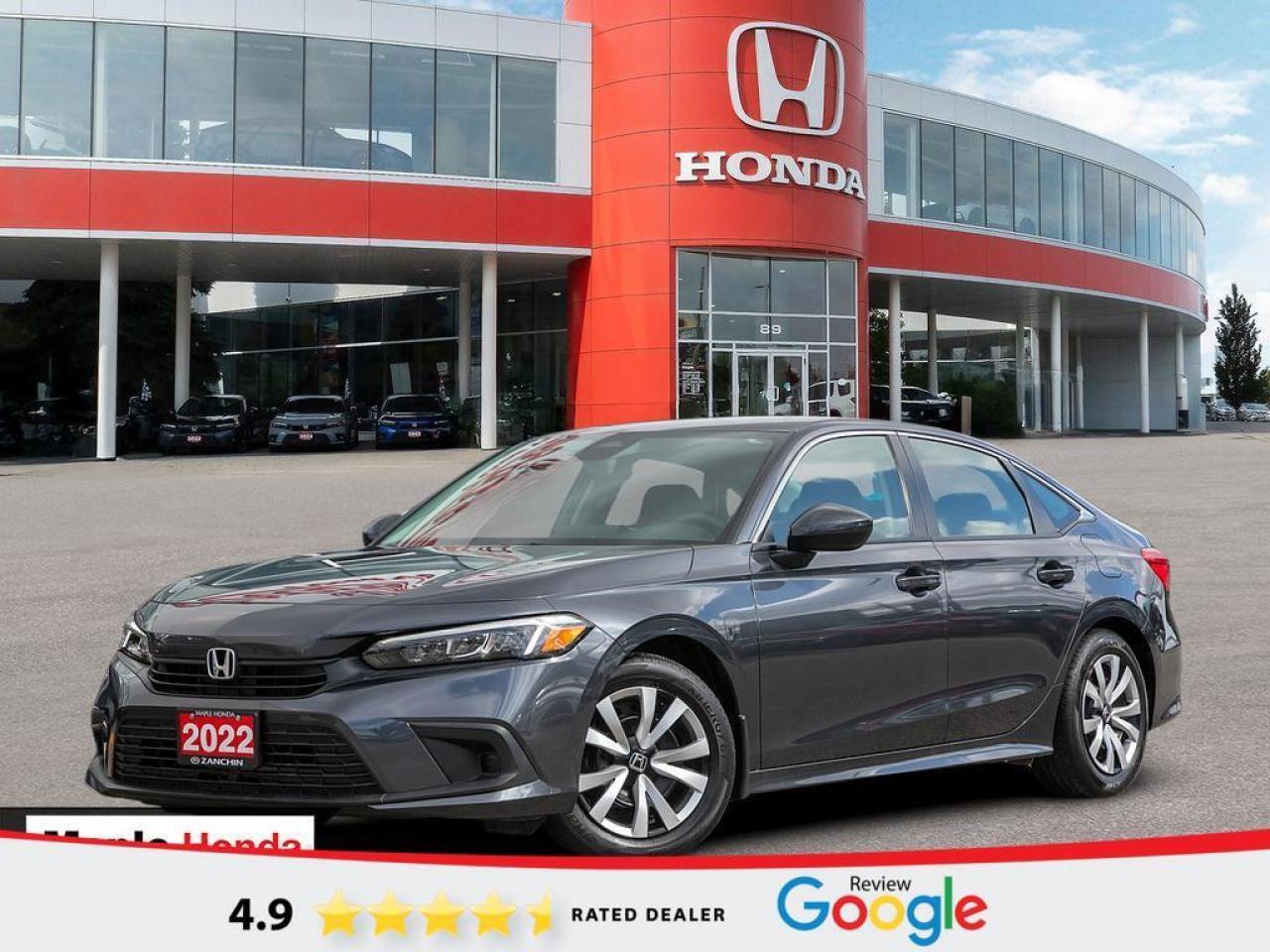 Used 2022 Honda Civic Sedan Auto Start| Heated Seats| Honda Sensing| Apple Car for sale in Vaughan, ON