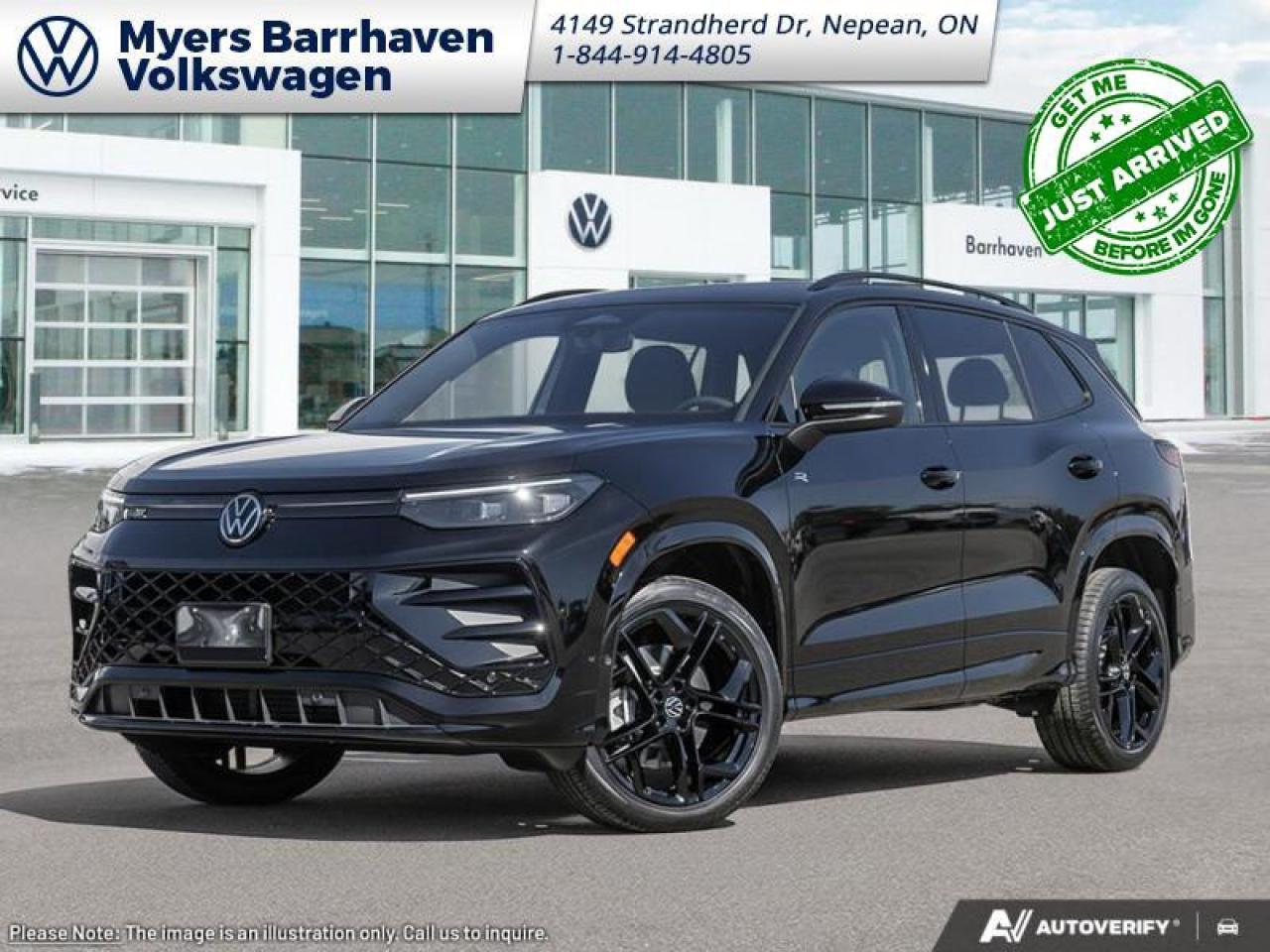 <b>Sunroof,  Power Liftgate,  Wireless Charging,  Heated Seats,  Heated Steering Wheel!</b><br> <br> <br> <br>  The 2026 Volkswagen Tiguan blends fresh styling, enhanced dynamics and versatile compact SUV appeal into one modern package. <br> <br>From the outside, the 2026 Volkswagen Tiguan makes a bold impression with its upright proportions, sharp body lines and modern lighting elements that reflect Volkswagens evolving design language. Inside, the cabin highlights quality materials, intuitive connectivity and seating designed to comfortably accommodate passengers and gear. With its refined look, intelligent features and Volkswagens reputation for engineering, the Tiguan delivers a well-balanced and engaging compact SUV experience.<br> <br> This deep black pearl SUV  has an automatic transmission and is powered by a  201HP 2.0L 4 Cylinder Engine. Motivated by that economical motor it gets  10.4 L/100 km in the city and uses just  7.6 L/100 km out on the highway according to Transport Canada.<br> <br> Our Tiguans trim level is Comfortline R-Line Black Edition. This trim rewards you with a dual-panel sunroof and blacked out exterior styling, along with other standard features like heated front seats with a heated steering wheel, a power liftgate for rear cargo access, adaptive cruise control, remote engine start, wireless device charging, and a 12.9-inch infotainment screen with wireless Apple CarPlay and Android Auto. Safety features also include lane keep assist with lane departure warning, collision mitigation, blind spot alert, and front and rear parking sensors. This vehicle has been upgraded with the following features: Sunroof,  Power Liftgate,  Wireless Charging,  Heated Seats,  Heated Steering Wheel,  Adaptive Cruise Control,  Remote Start. <br><br> <br>To apply right now for financing use this link : <a href=https://www.barrhavenvw.ca/en/form/new/financing-request-step-1/44 target=_blank>https://www.barrhavenvw.ca/en/form/new/financing-request-step-1/44</a><br><br> <br/>    6.29% financing for 84 months. <br> Buy this vehicle now for the lowest bi-weekly payment of <b>$328.88</b> with $0 down for 84 months @ 6.29% APR O.A.C. ( Plus applicable taxes -  $840 Doc fee. Cash purchase selling price includes: Tire Stewardship ($20.00), OMVIC Fee ($12.50). (HST) are extra. (HST), licence, insurance & registration not included. **Rebates may not apply to all purchase types. Conditions varysee dealer for details.    ).  Incentives expire 2026-01-02.  See dealer for details. <br> <br> <br>LEASING:<br><br>Estimated Lease Payment: $254 bi-weekly <br>Payment based on 4.99% lease financing for 60 months with $0 down payment on approved credit. Total obligation $33,075. Mileage allowance of 16,000 KM/year. Offer expires 2026-01-02.<br><br><br>We are your premier Volkswagen dealership in the region. If youre looking for a new Volkswagen or a car, check out Barrhaven Volkswagens new, pre-owned, and certified pre-owned Volkswagen inventories. We have the complete lineup of new Volkswagen vehicles in stock like the GTI, Golf R, Jetta, Tiguan, Atlas Cross Sport, Volkswagen ID.4 electric vehicle, and Atlas. If you cant find the Volkswagen model youre looking for in the colour that you want, feel free to contact us and well be happy to find it for you. If youre in the market for pre-owned cars, make sure you check out our inventory. If you see a car that you like, contact 844-914-4805 to schedule a test drive.<br> Come by and check out our fleet of 50+ used cars and trucks and 90+ new cars and trucks for sale in Nepean.  o~o