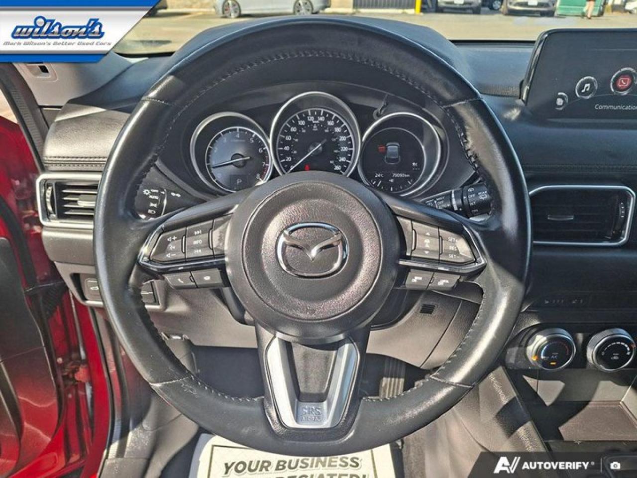 2019 Mazda CX-5 GS AWD | Split Leather | Heated Seats + Steering | Adaptive Cruise | CarPlay | Power Liftgate & More Photo