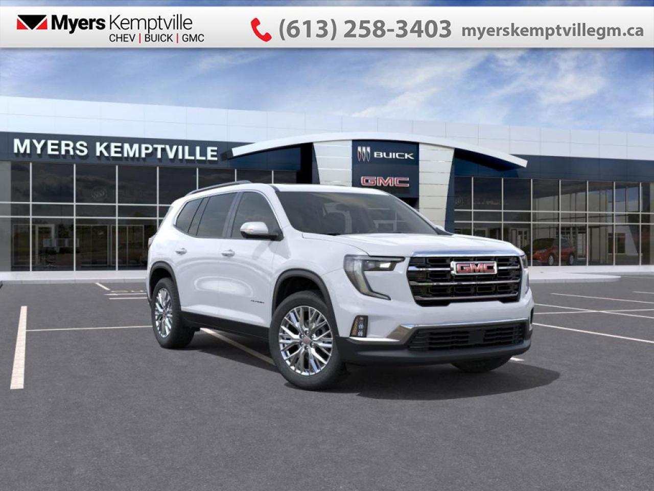 New 2026 GMC Acadia Elevation  - Sunroof for sale in Kemptville, ON