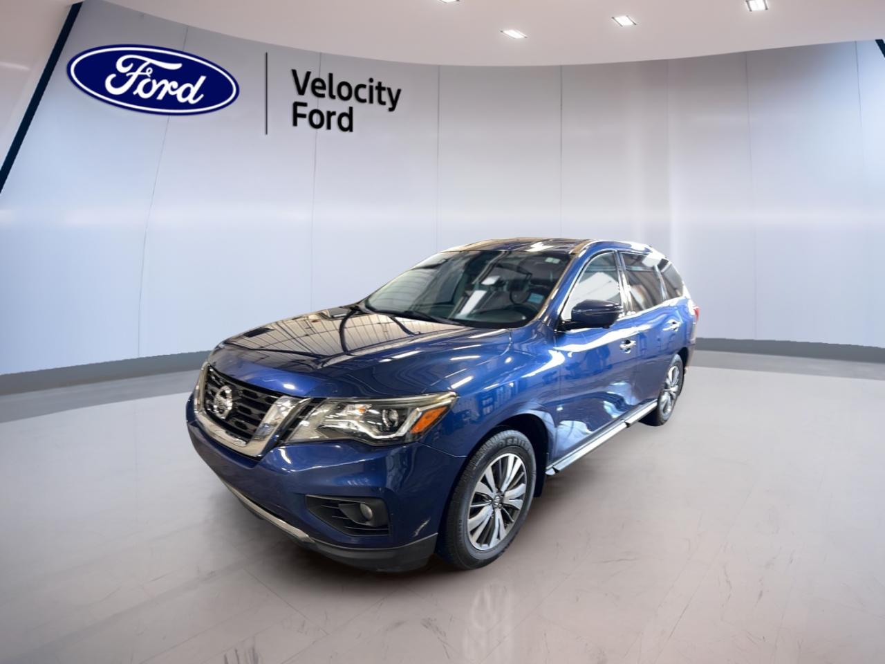 Meet the SUV that keeps family life simple and road trips easy: the 2017 Nissan Pathfinder SL, now available at Velocity Ford in Moose Jaw. Finished in blue with a black interior, this used Pathfinder SL is built for everyday comfort and confident highway driving. With 190,736 km, it offers proven utility backed by Nissan engineering.

Under the hood, the 2017 Nissan Pathfinder SL uses a 3.5 L DI V6 gas engine matched to an XTRONIC continuously variable transmission. The result is smooth, steady power delivery that feels relaxed in city traffic and composed at cruising speeds. If you want a practical SUV with a familiar, easygoing drive, this Pathfinder SL fits the job.

ADVANCED SAFETY FEATURES  
»» Designed for stable, predictable road manners  
»» SUV driving position improves forward visibility  
»» Confident braking feel for daily driving  
»» Solid body structure for occupant protection  

PERFORMANCE AND EFFICIENCY  
»» 3.5 L DI V6 gas engine  
»» XTRONIC continuously variable automatic transmission  
»» Smooth acceleration for merging and passing  
»» Comfortable highway cruising at steady speeds  

COMFORT AND CONVENIENCE  
»» Spacious cabin for daily commuting  
»» Easy-to-reach controls for quick adjustments  
»» Practical layout for family and friends  
»» Dark interior helps reduce glare  

TECHNONOLGY AND CONNECTIVITY  
»» Clear, driver-focused instrument display layout  
»» Simple controls designed for quick learning  
»» Convenient in-cabin power and information access  
»» Built for everyday device-friendly usability  

CARGO SPACE  
»» SUV cargo area suits daily errands  
»» Room for groceries, bags, and gear  
»» Practical shape for easy loading  
»» Versatile space for weekend travel  

WHAT OTHER OWNERS LIKE  
»» Smooth V6 power for highway trips  
»» Comfortable ride for long drives  
»» Practical SUV space for families  
»» Easy driving feel in traffic  

Come see this blue 2017 Nissan Pathfinder SL at Velocity Ford in Moose Jaw and decide if it fits your needs for space, comfort, and everyday confidence. Its a straightforward SUV thats ready to keep up with busy schedules, commutes, and weekend plans.

This 2017 Nissan Pathfinder SLs VIN is: 5N1DR2MM1HC672798.<p> the 2017 Nissan Pathfinder SL uses a 3.5 L DI V6 gas engine matched to an XTRONIC continuously variable transmission. The result is smooth</p>
<p> steady power delivery that feels relaxed in city traffic and composed at cruising speeds. If you want a practical SUV with a familiar</p>
<p> predictable road manners  
»» SUV driving position improves forward visibility  
»» Confident braking feel for daily driving  
»» Solid body structure for occupant protection  

PERFORMANCE AND EFFICIENCY  
»» 3.5 L DI V6 gas engine  
»» XTRONIC continuously variable automatic transmission  
»» Smooth acceleration for merging and passing  
»» Comfortable highway cruising at steady speeds  

COMFORT AND CONVENIENCE  
»» Spacious cabin for daily commuting  
»» Easy-to-reach controls for quick adjustments  
»» Practical layout for family and friends  
»» Dark interior helps reduce glare  

TECHNONOLGY AND CONNECTIVITY  
»» Clear</p>
<p> driver-focused instrument display layout  
»» Simple controls designed for quick learning  
»» Convenient in-cabin power and information access  
»» Built for everyday device-friendly usability  

CARGO SPACE  
»» SUV cargo area suits daily errands  
»» Room for groceries</p>
<p> and gear  
»» Practical shape for easy loading  
»» Versatile space for weekend travel  

WHAT OTHER OWNERS LIKE  
»» Smooth V6 power for highway trips  
»» Comfortable ride for long drives  
»» Practical SUV space for families  
»» Easy driving feel in traffic  

Come see this blue 2017 Nissan Pathfinder SL at Velocity Ford in Moose Jaw and decide if it fits your needs for space</p>