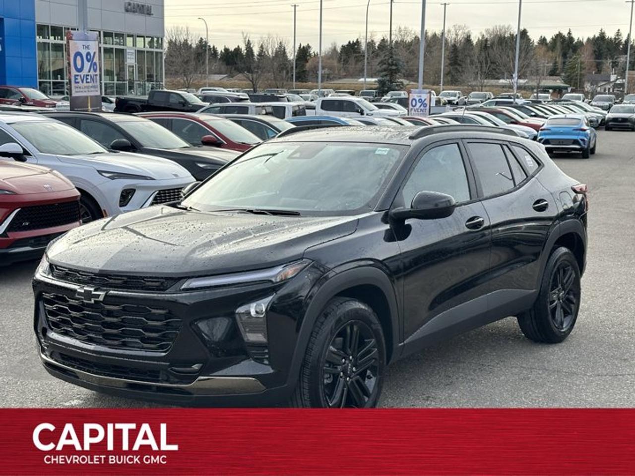 This Chevrolet Trax boasts a Turbocharged Gas 3-Cyl 1.2L/ engine powering this Automatic transmission. TRANSMISSION, 6-SPEED AUTOMATIC (STD), SUNROOF PACKAGE includes (CAC) power sunroof (Also includes (K4C) Wireless Charging.), MOSAIC BLACK METALLIC.*This Chevrolet Trax Comes Equipped with These Options *ENGINE BLOCK HEATER, ACTIV PREFERRED EQUIPMENT GROUP Includes Standard Equipment, 3 YEARS SIRIUSXM, Wireless Apple CarPlay/Wireless Android Auto, Wipers, front intermittent, variable speed, Wiper, rear, intermittent, Windows, power rear, express down, Window, power, front passenger with express down, Window, power, driver with express down, Wi-Fi Hotspot capable (Terms and limitations apply. See onstar.ca or dealer for details.).* Stop By Today *Live a little- stop by Capital Chevrolet Buick GMC Inc. located at 13103 Lake Fraser Drive SE, Calgary, AB T2J 3H5 to make this car yours today!