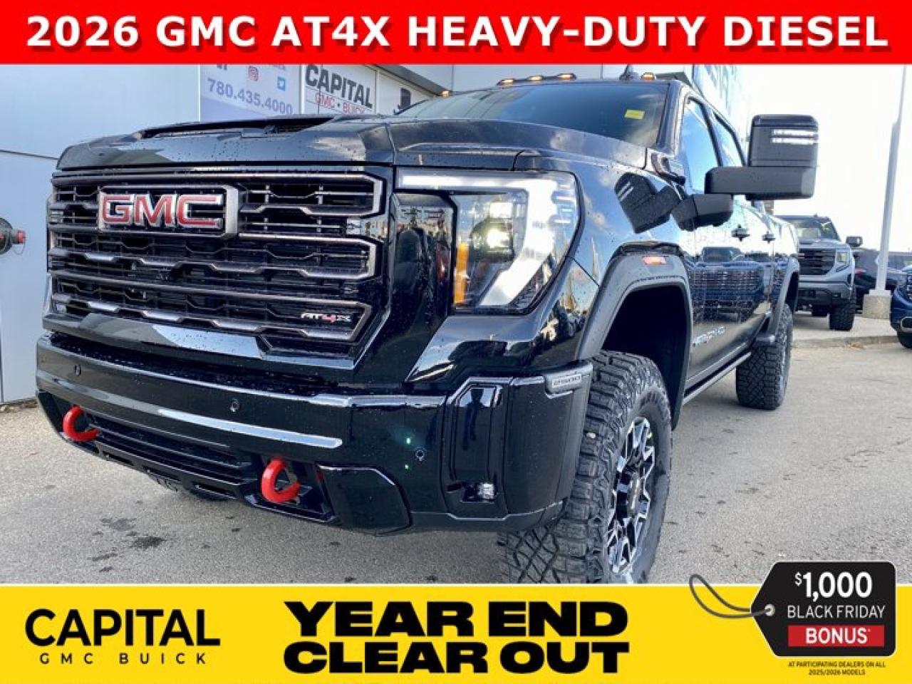 New 2026 GMC Sierra 2500 HD Crew Cab AT4X for sale in Edmonton, AB