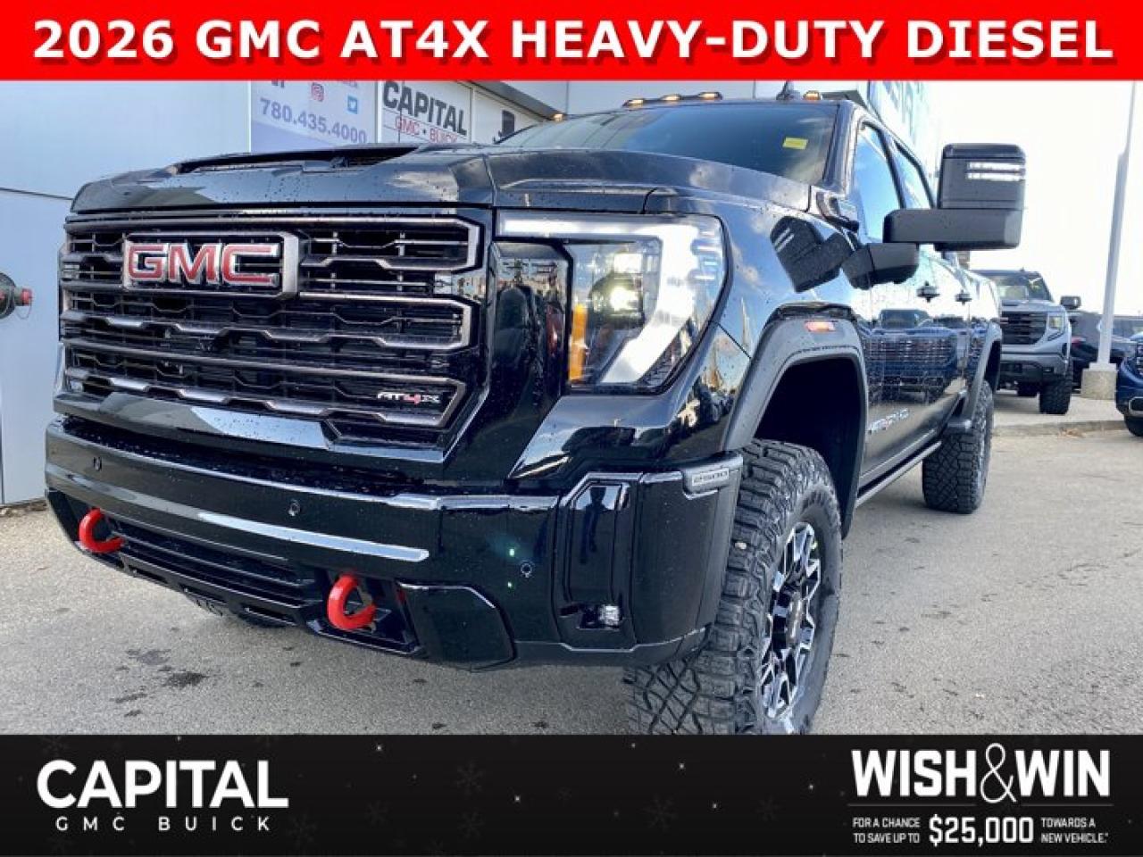 New 2026 GMC Sierra 2500 HD Crew Cab AT4X for sale in Edmonton, AB