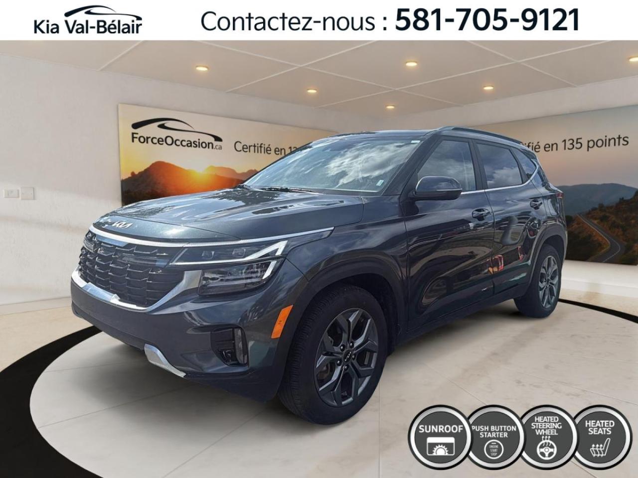 Used 2025 Kia Seltos EX *AWD *TOIT *CUIR *CAMERA *CARPLAY *SIEGES CHAUFF for sale in Québec, QC