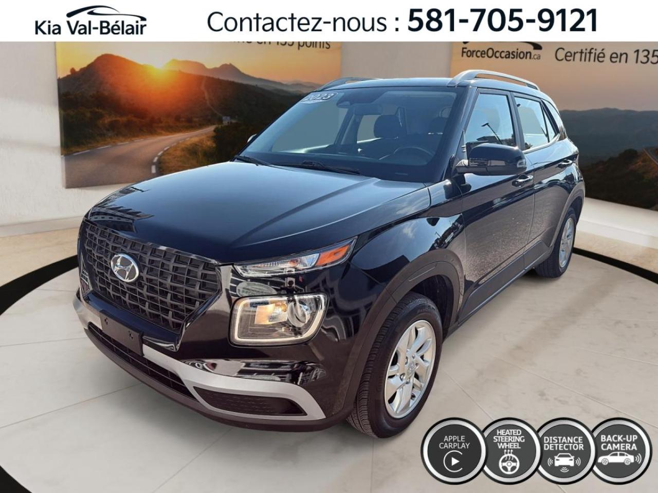 Used 2023 Hyundai Venue PREFERRED *A/C *CRUISE *CAMERA *CARPLAY *SIEGES/VOLANT CHAUFF for sale in Québec, QC