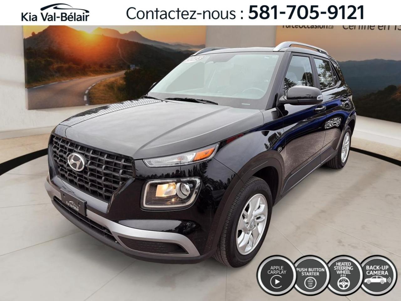 Used 2023 Hyundai Venue PREFERRED *A/C *CRUISE *CAMERA *CARPLAY *SIEGES/VOLANT CHAUFF for sale in Québec, QC