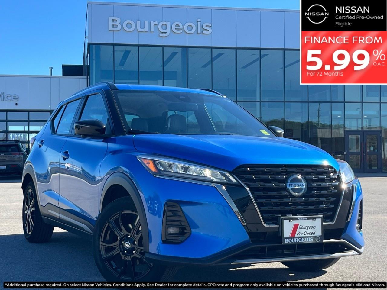 Used 2021 Nissan Kicks SR FWD for sale in Midland, ON