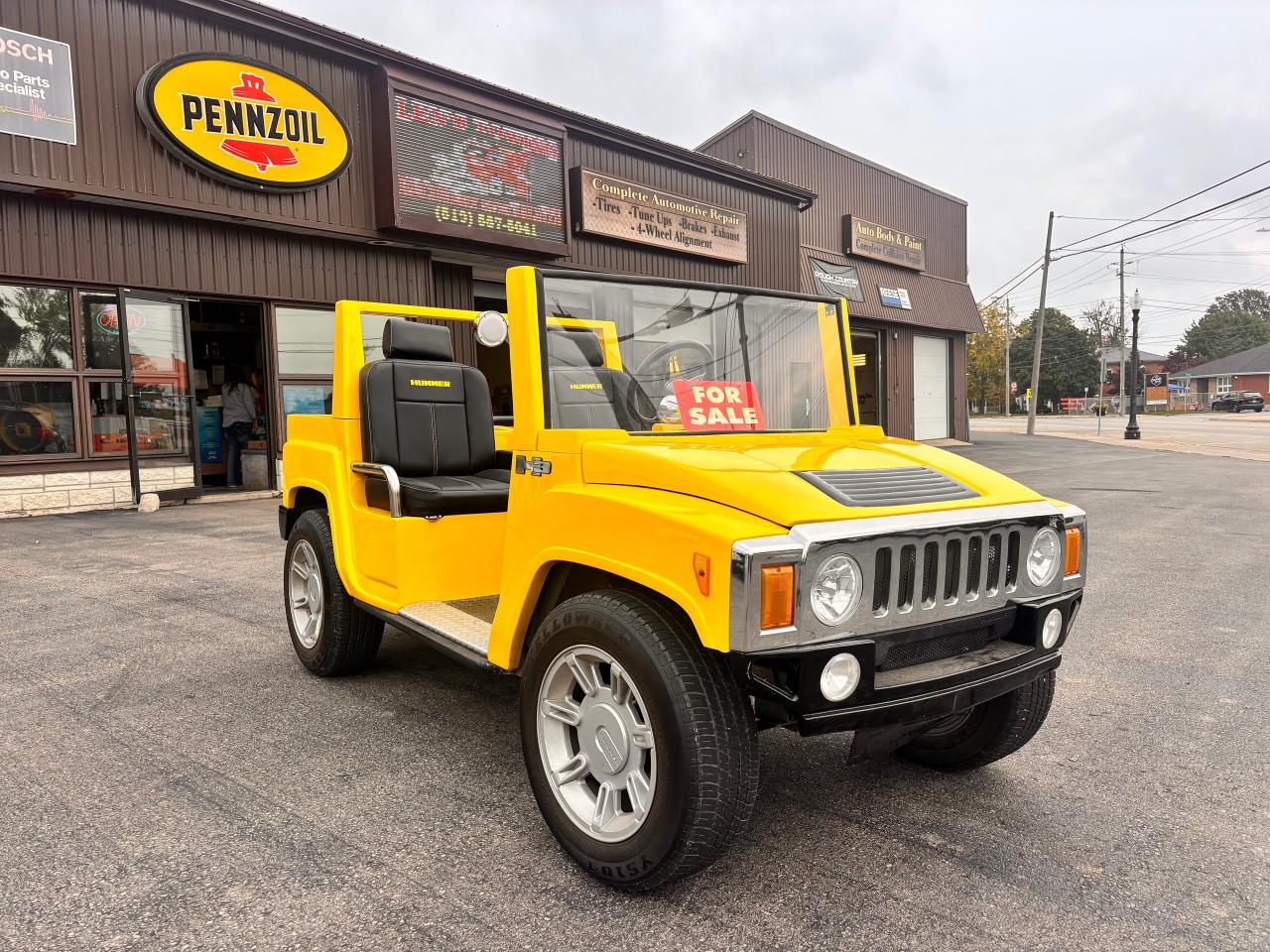 2007 Hummer H3 YELLOW, HUMMER GOLF CART!