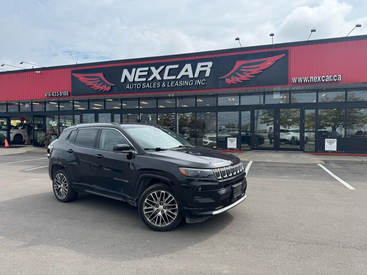2022 Jeep Compass LIMITED 4WD LEATHER PAN/ROOF NAV B/SPOT CAMERA