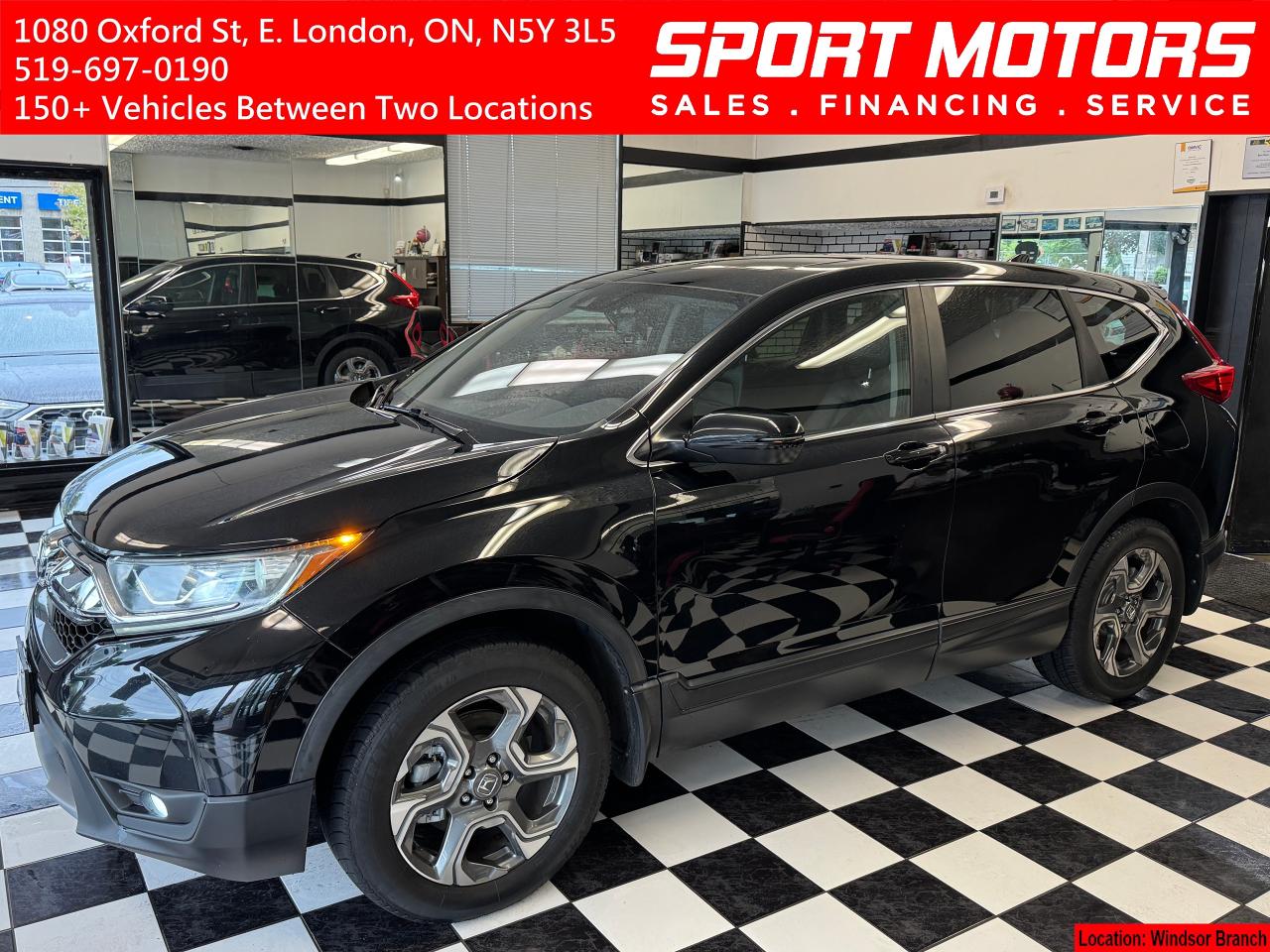 2017 Honda CR-V EX-L+New Tires+Brakes+Leather+Roof+Remote Start Photo0