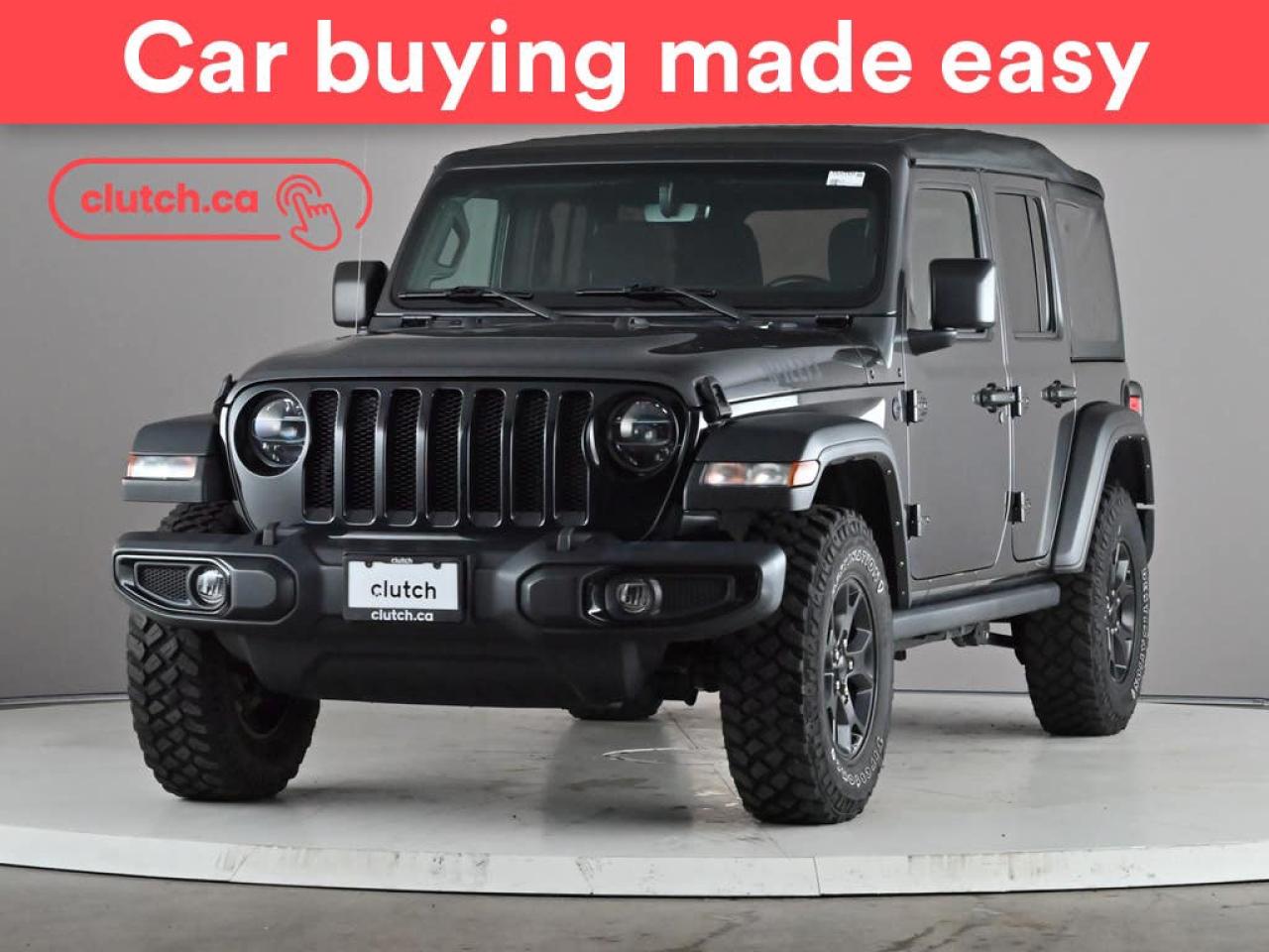 Used 2021 Jeep Wrangler Unlimited Willys 4x4 W/ Nav, Rearview Cam, Cruise Control for sale in Toronto, ON