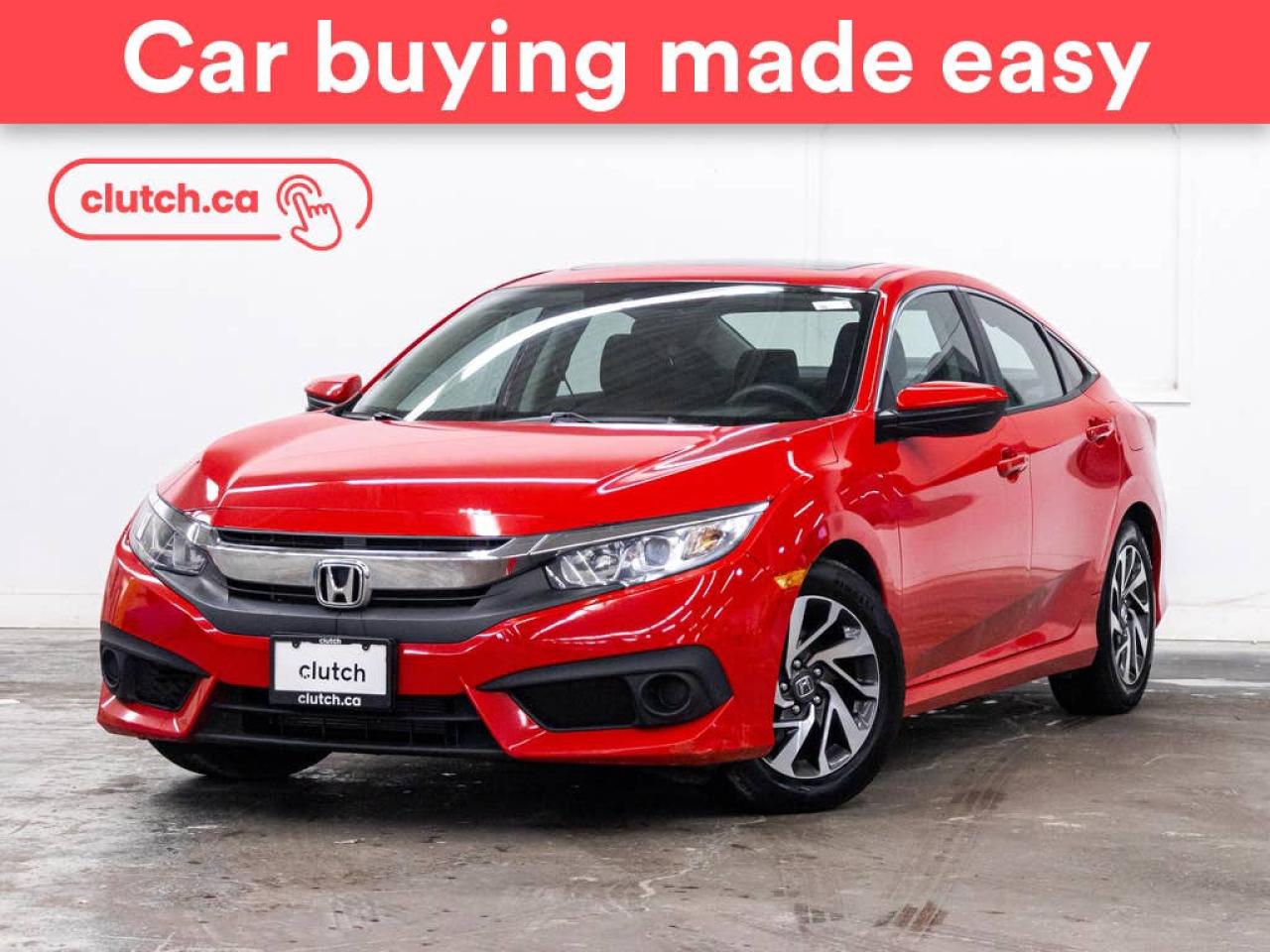 Used 2018 Honda Civic EX w/ Apple CarPlay & Android Auto, Power Moonroof, Heated Front Seats for sale in Toronto, ON