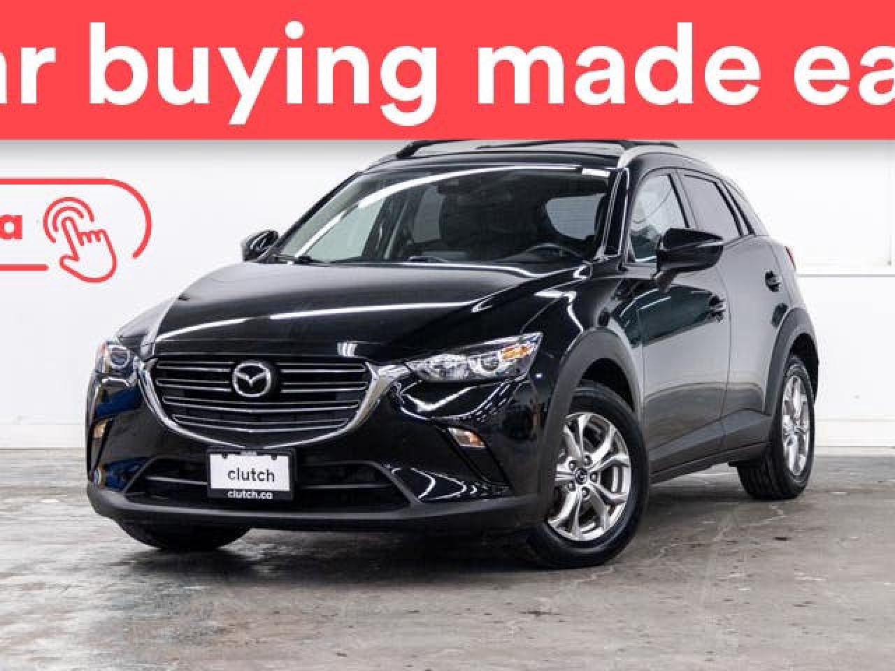Used 2019 Mazda CX-3 GS w/ Luxury Pkg w/ Apple CarPlay & Android Auto, Power Moonroof, Heated Steering Wheel for sale in Toronto, ON