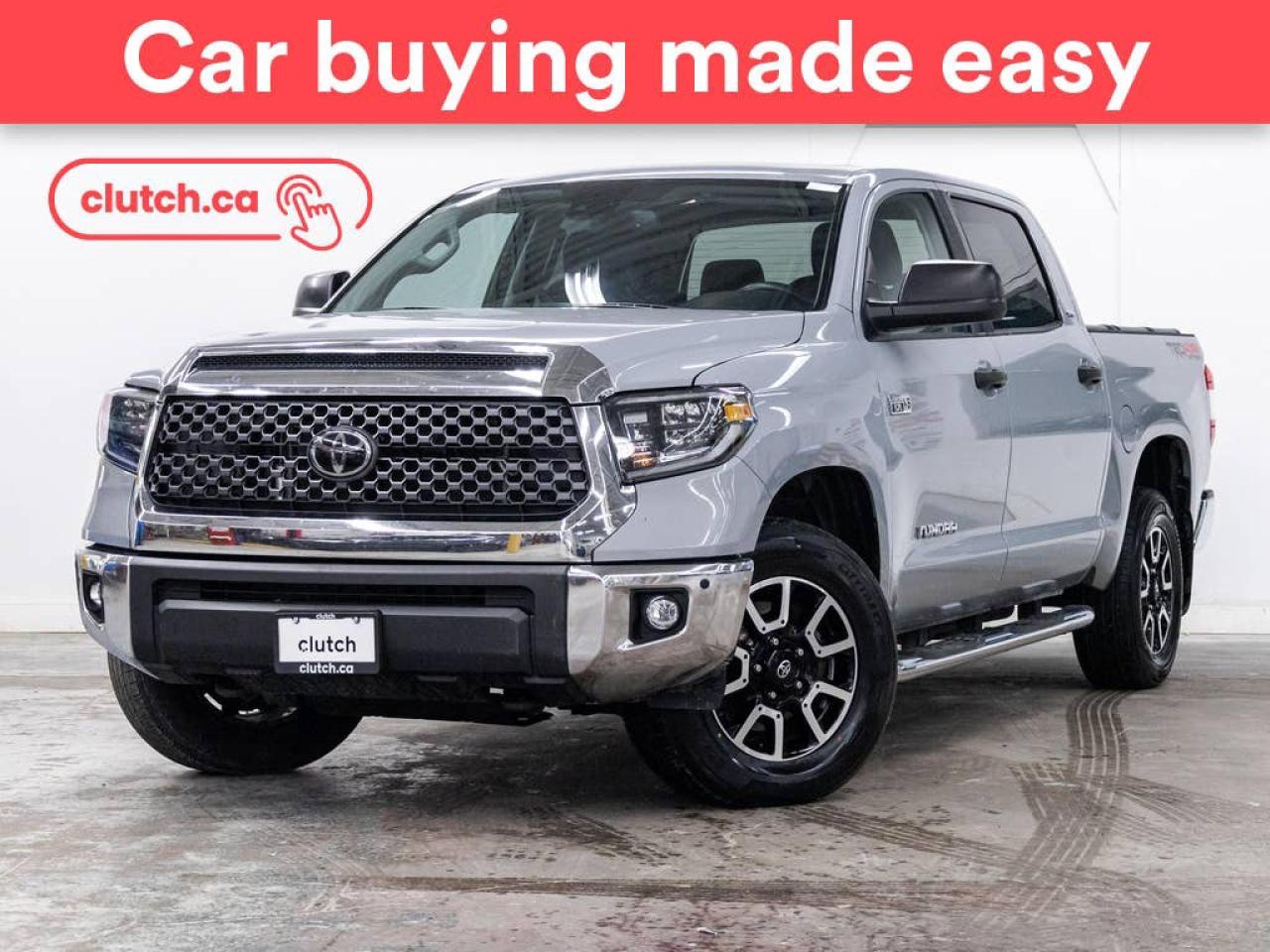 Used 2021 Toyota Tundra SR5 Crew Max 4x4 w/ Trd Off Road Pkg w/ Apple CarPlay & Android Auto, Heated Front Seats, Power Moonroof for sale in Toronto, ON