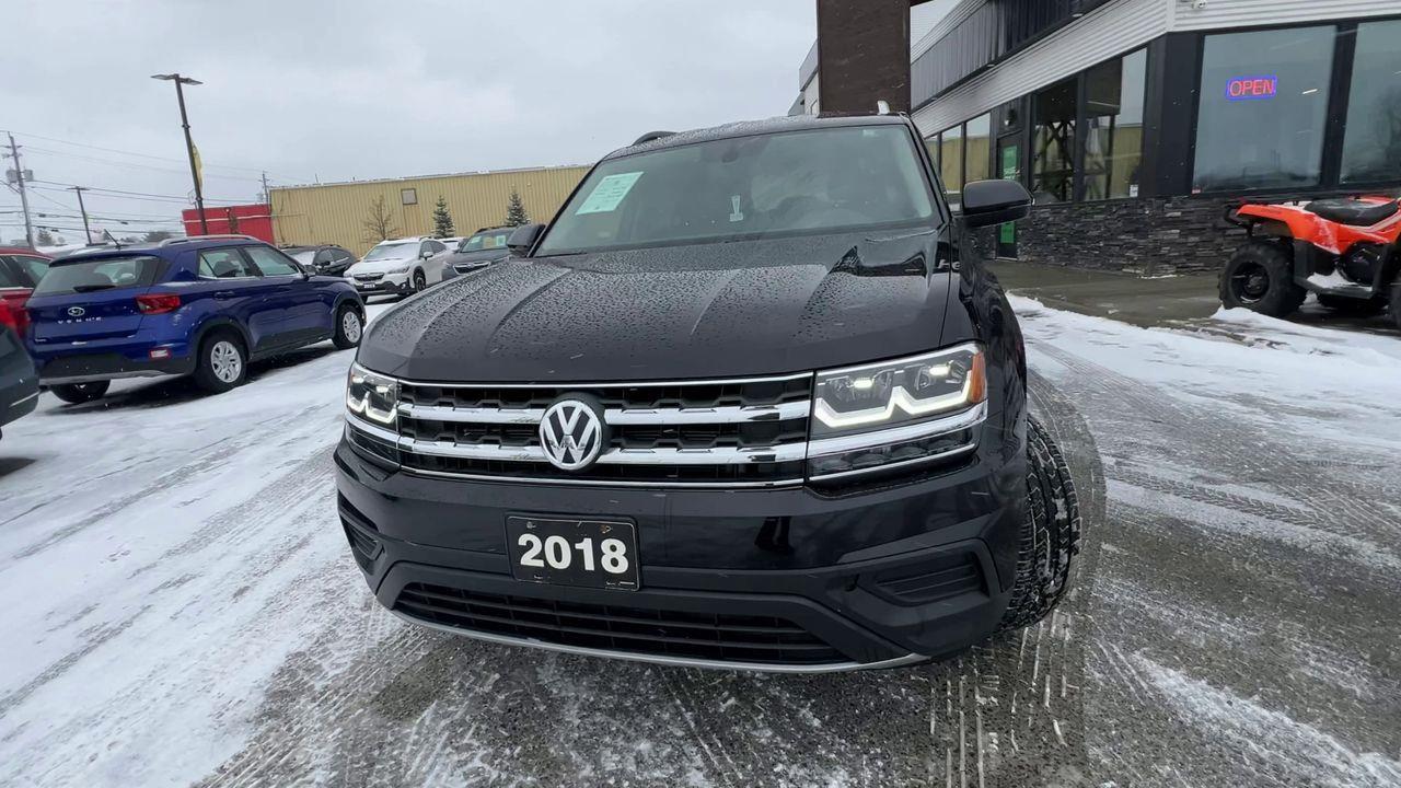 2018 Volkswagen Atlas 2.0 TSI Trendline FWD, 7 PASSENGER, SIRIUS XM, REAR A/C, CRUISE CONTROL, BACK UP CAM!! Photo2