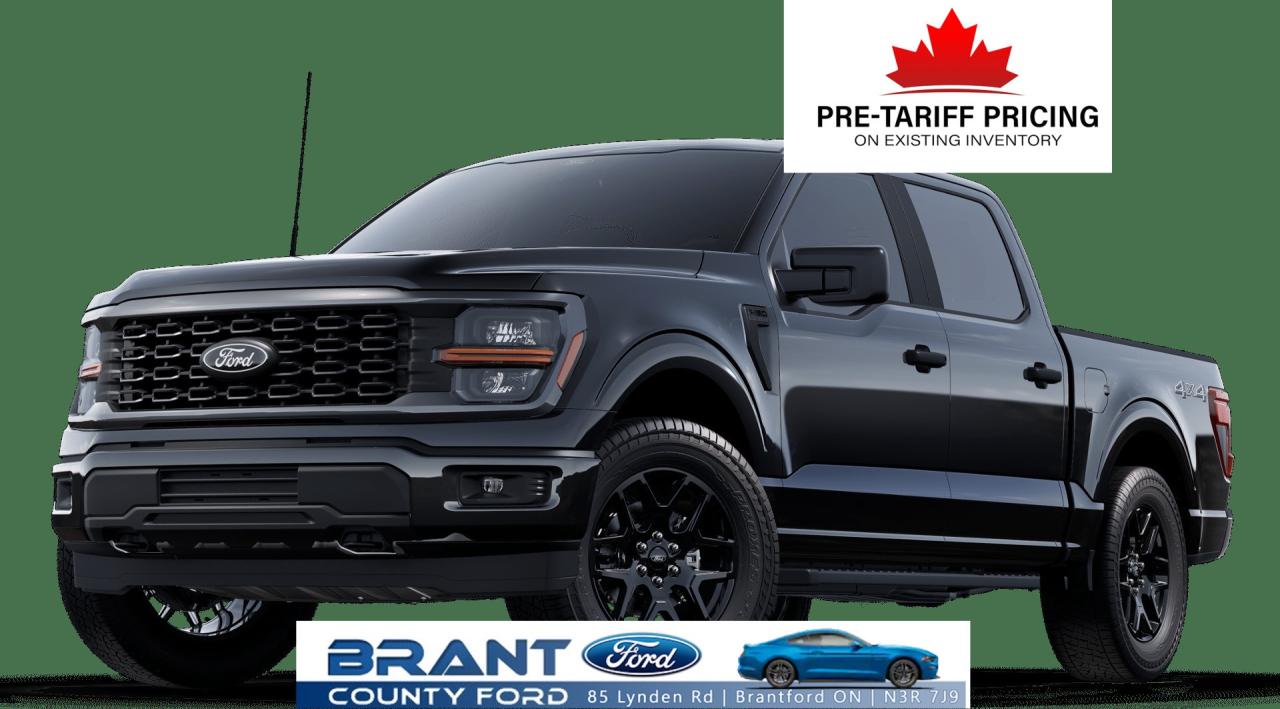 New 2025 Ford F-150 STX | 2.7L V6 | STX BLACK APPERANCE PACK | 200A for sale in Brantford, ON