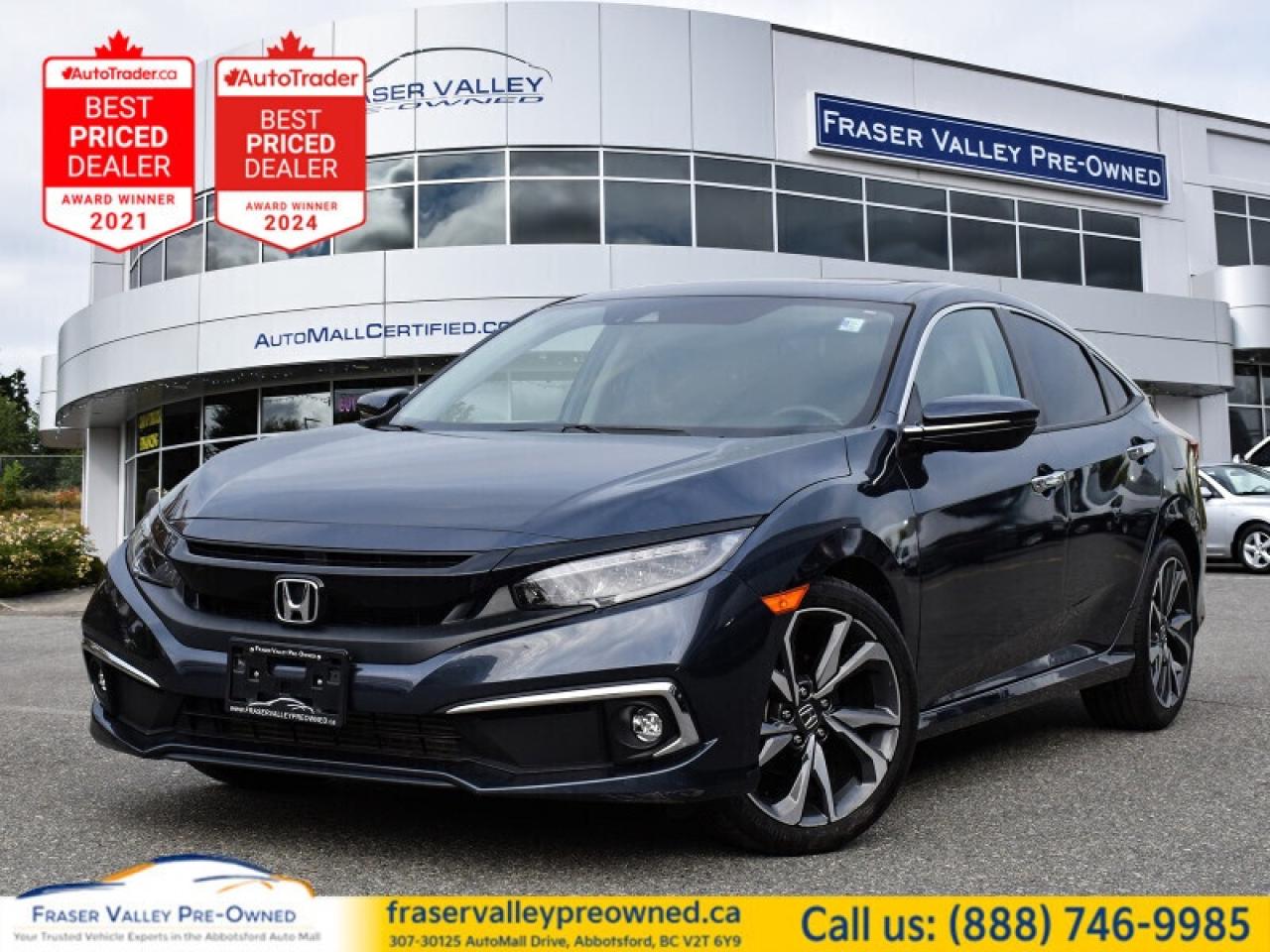 Used 2020 Honda Civic Sedan Touring   • CarPlay/Android Auto • Heated Seats • for sale in Abbotsford, BC