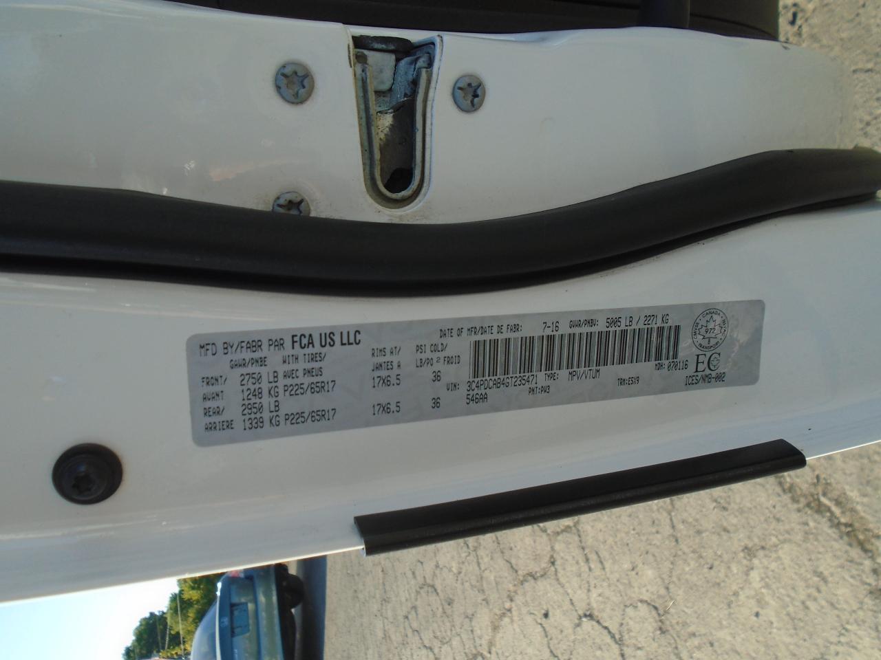 2016 Dodge Journey FWD 4dr Canada Value Pkg - Photo #21