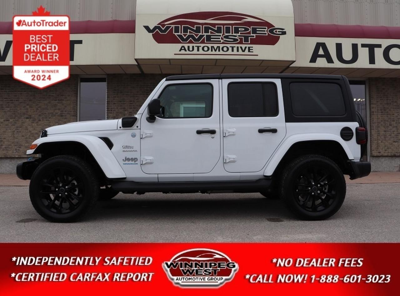 Used 2024 Jeep Wrangler 4xe SAHARAH 4Xe FULL PLUG IN HYBRID WITH ONLY 2,000KMS for sale in Headingley, MB