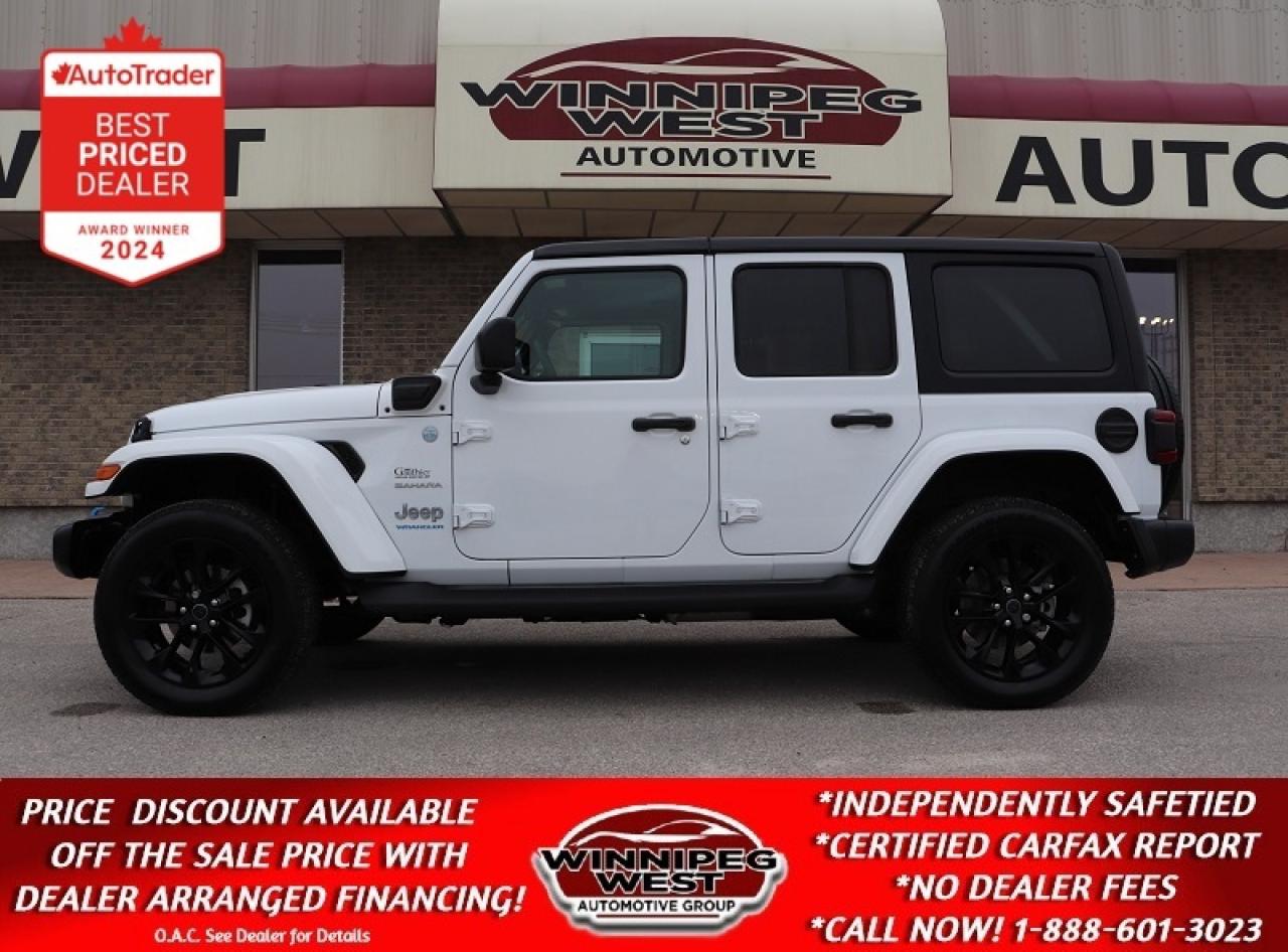 Used 2024 Jeep Wrangler 4xe SAHARA 4Xe FULL PLUG IN HYBRID WITH ONLY 2,000KMS for sale in Headingley, MB