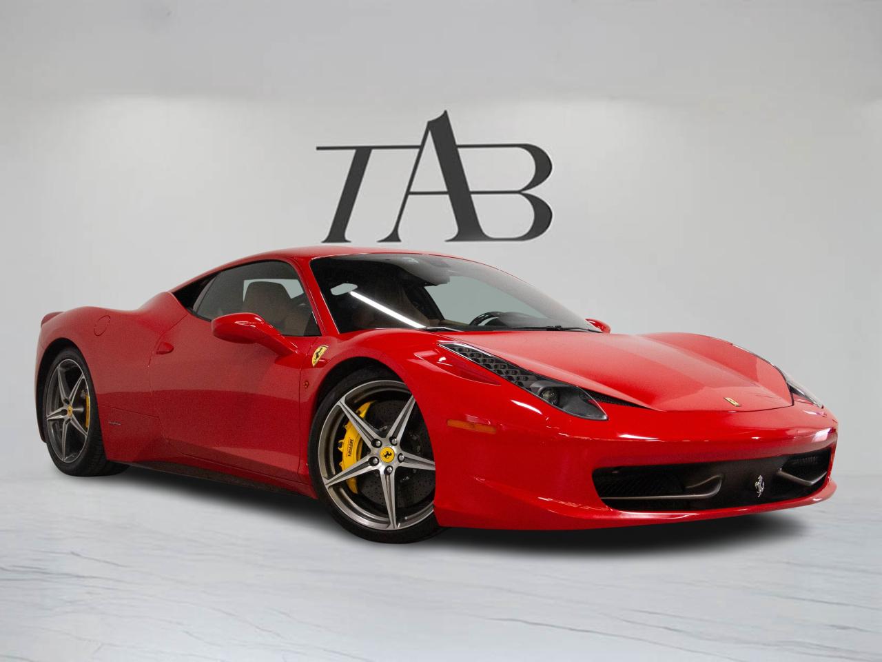 2010 Ferrari 458 ITALIA COUPE | 20"RIM | CARBON FIBRE PKG | BUCKET SEATS Photo