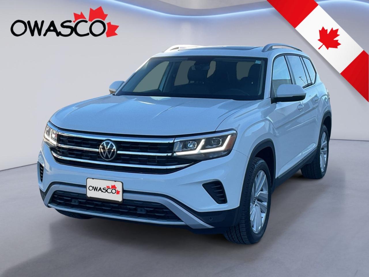 Used 2021 Volkswagen Atlas 3.6L Highline! Leather! Sunroof! Rims! for sale in Whitby, ON