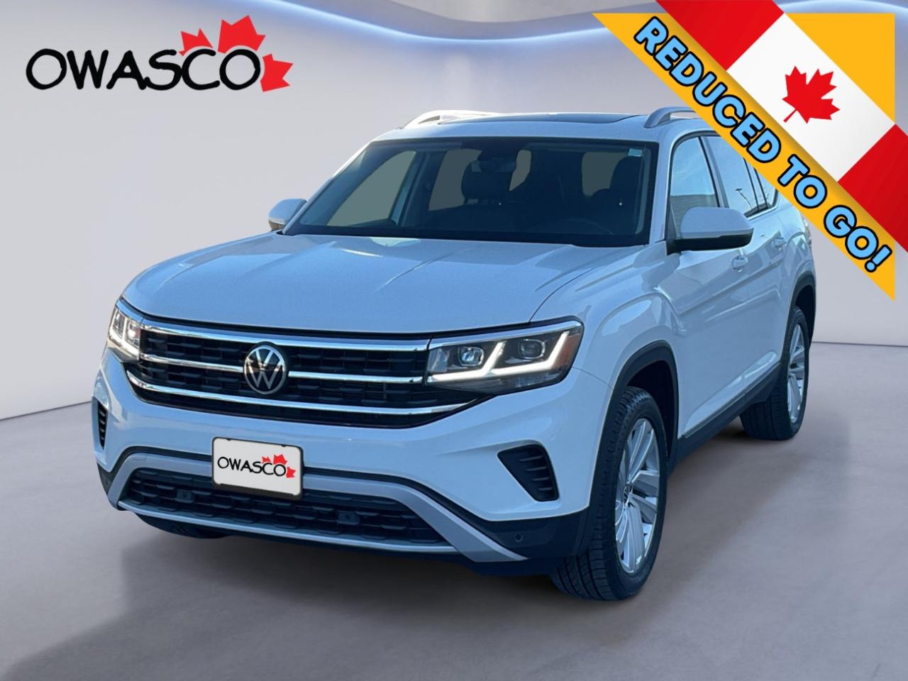 Used 2021 Volkswagen Atlas 3.6L Highline! Leather! Sunroof! Rims! for sale in Whitby, ON