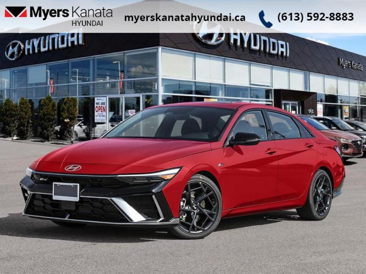 New 2025 Hyundai Elantra N Line Ultimate DCT  -  Premium Audio - $120.46 /Wk for sale in Kanata, ON