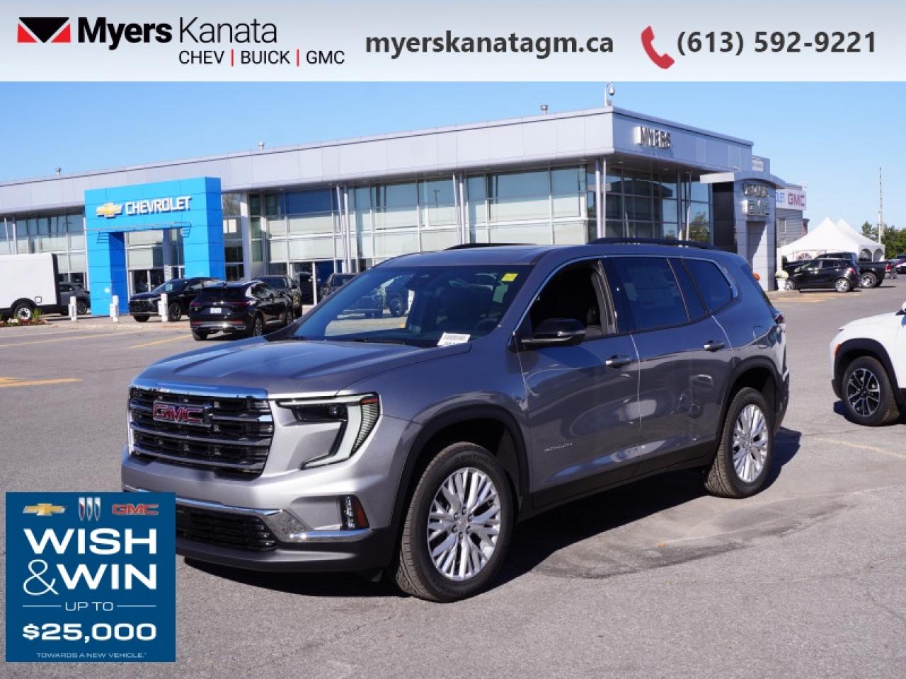 New 2026 GMC Acadia Elevation  - SUNROOF -  POWER for sale in Kanata, ON