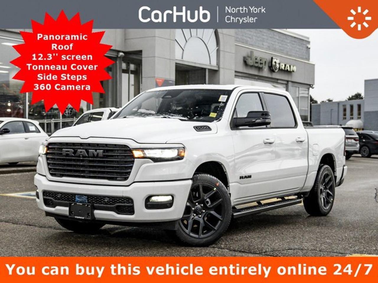 2026 RAM 1500 Sport 5'7'' Box Panoroof  12.3'' screen Tonneau Cover Side Steps 360 Camera Photo0