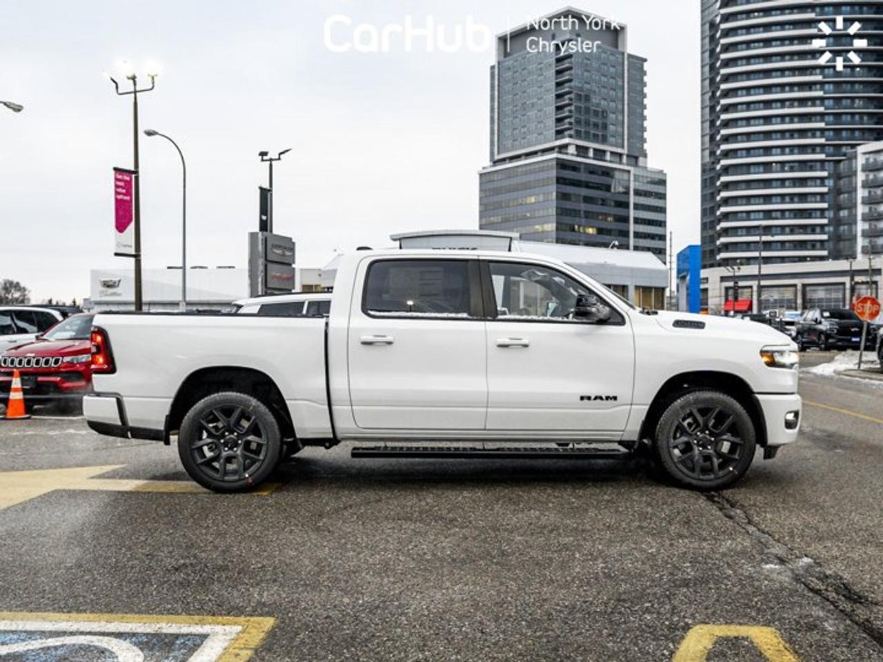 2026 RAM 1500 Sport 5'7'' Box Panoroof  12.3'' screen Tonneau Cover Side Steps 360 Camera Photo